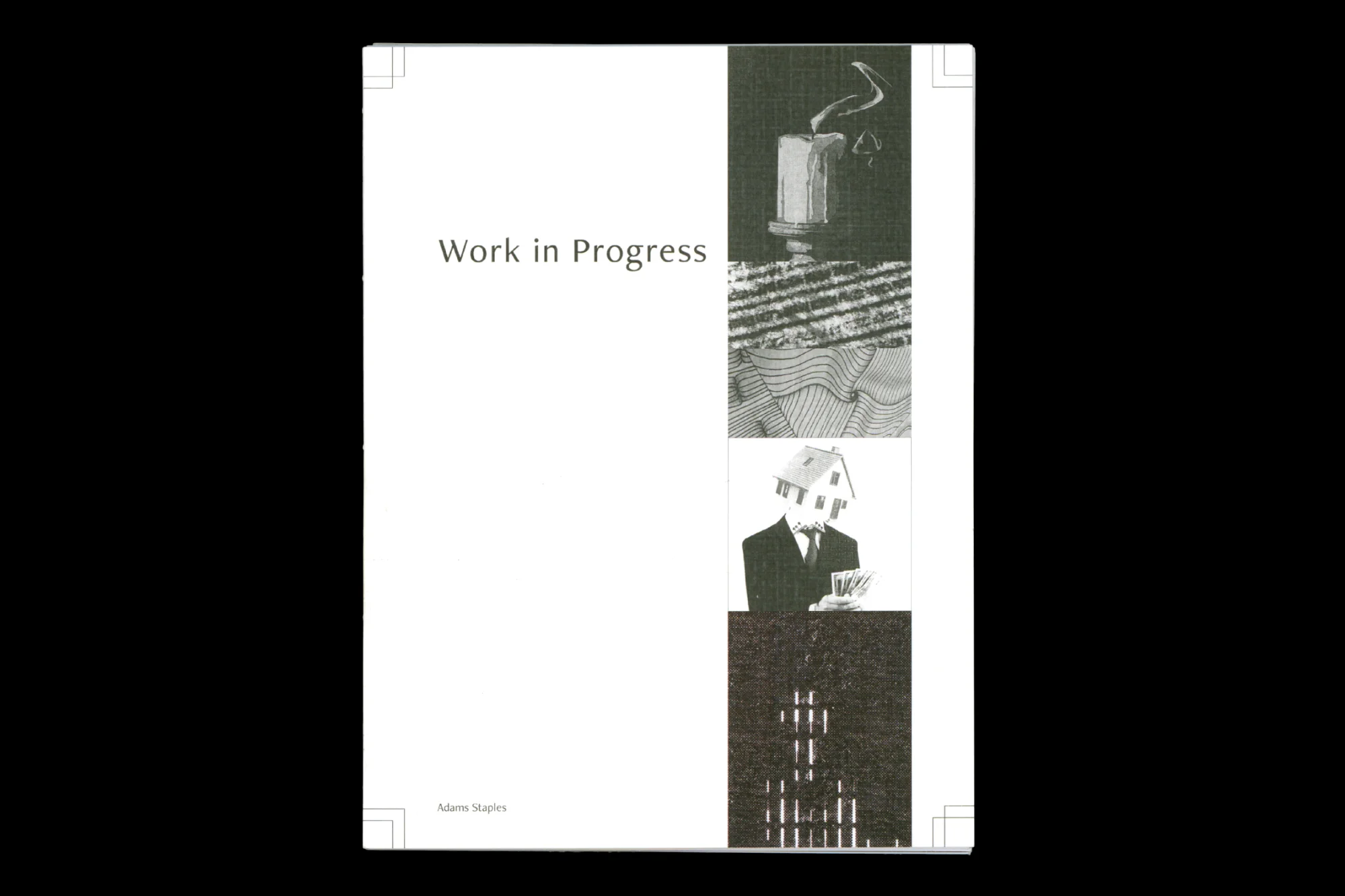 The cover of the Work In Progress publication